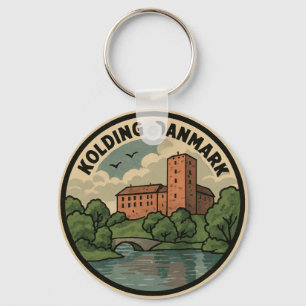 Kolding Denmark Castle Key Ring