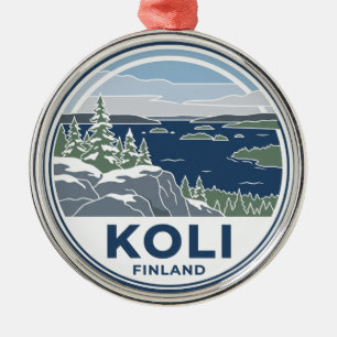 Koli National Park Finland Metal Tree Decoration