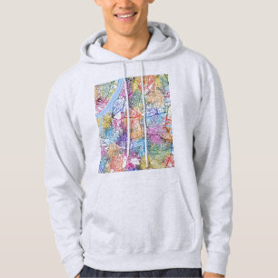 Kolkata West Bengal City Map Hoodie