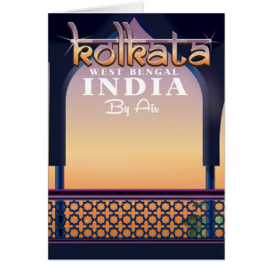 Kolkata - West Bengal India vacation poster