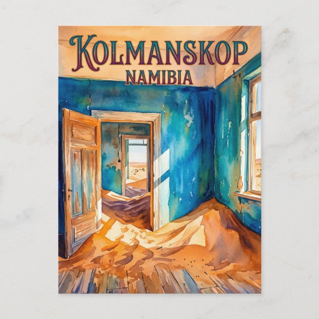 Kolmanskop Namibia Postcard (Front)