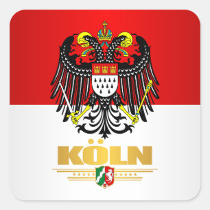Koln (Cologne) 2 Square Sticker