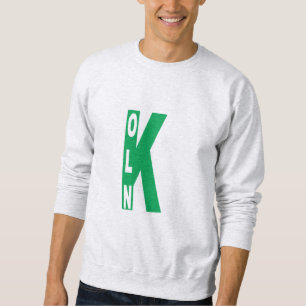 KOLN man's ash sweat shirt