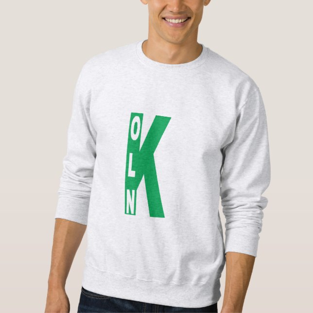 KOLN man's ash sweat shirt (Front)