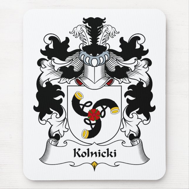 Kolnicki Family Crest Mouse Pad (Front)