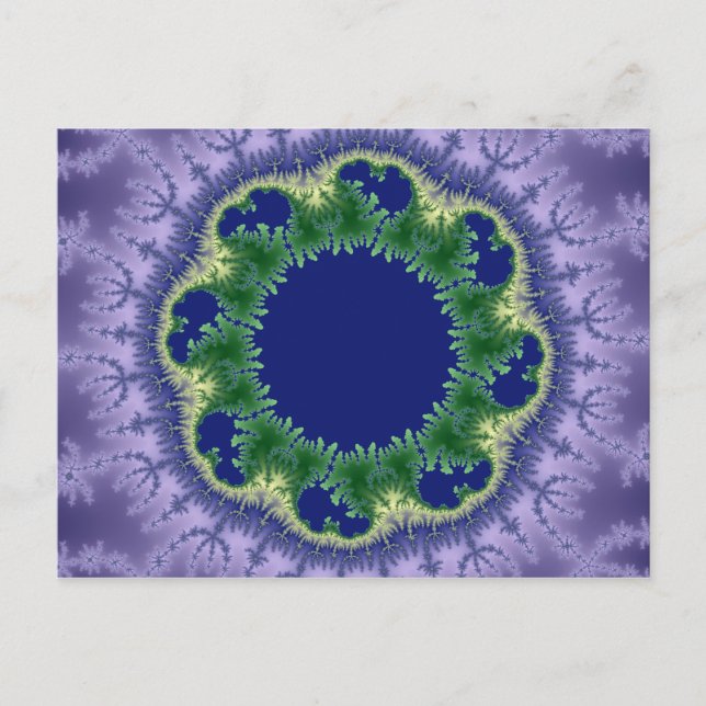 Kolo fractal art postcard (Front)