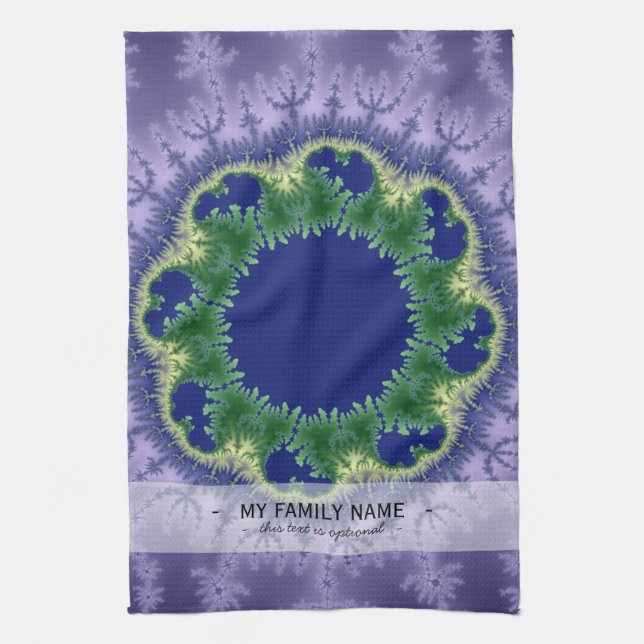 Kolo fractal art tea towel (Vertical)