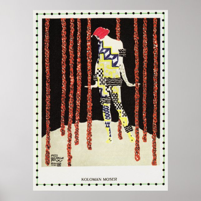 Kolo Moser - Dancer Miss Olga George Poster (Front)