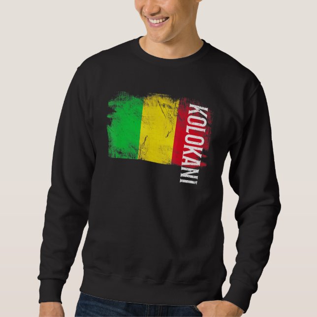 Kolokani Mali Flag For Malians Men Women Kids Sweatshirt (Front)