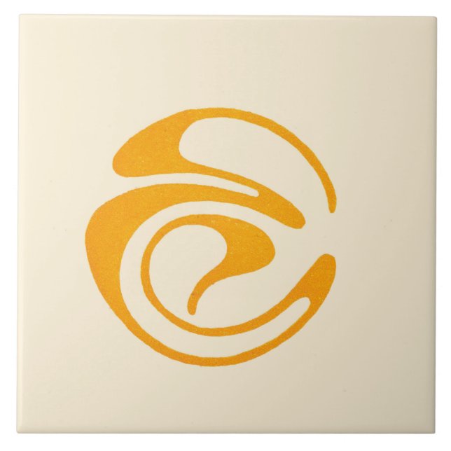 Koloman Moser Abstract Art Tile (Front)