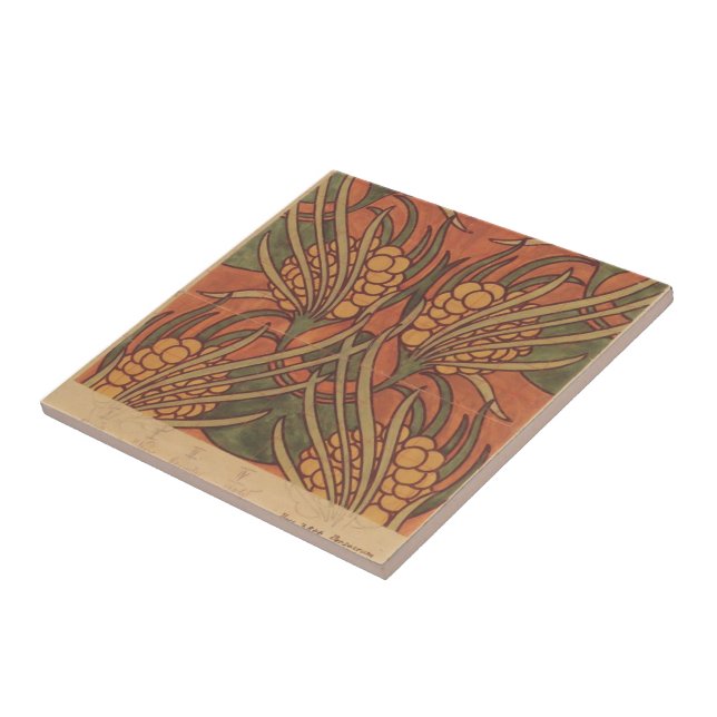 Koloman Moser- Fabric design for Backhausen Tile (Side)