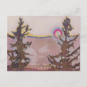 Koloman Moser- Landscape in Semmering Postcard