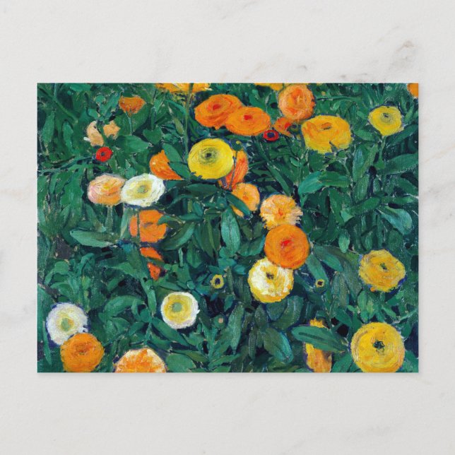 Koloman Moser Marigolds Postcard (Front)