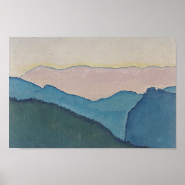 Koloman Moser- Mountain ranges Poster (Front)