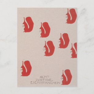 Koloman Moser-Picture book for the niece of Ditha Postcard