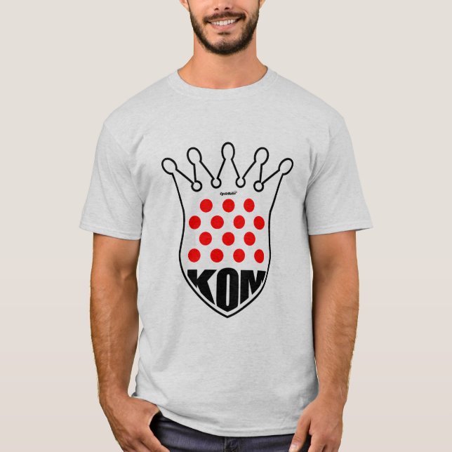 KOM King of the Mountain T-Shirt (Front)