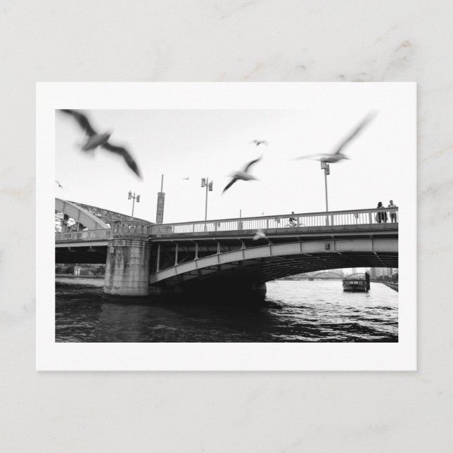 Komagata Bridge, Sumida River: Tokyo Postcard (Front)
