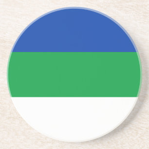 Komi Republic Flag Coaster
