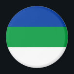 Komi Republic Flag Magnet<br><div class="desc">Patriotic flag of Komi Republic.</div>