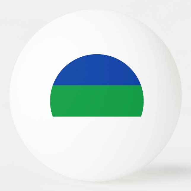 Komi Republic Flag Ping Pong Ball (Front)