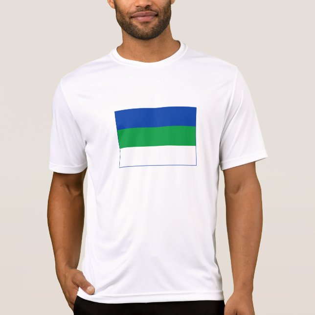 Komi Republic Flag T-Shirt (Front)