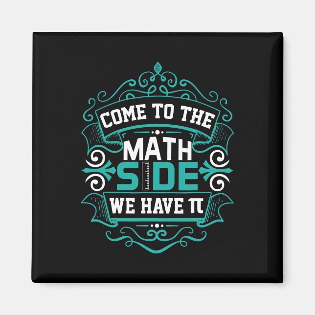 Komm Zum Maths Side Wir Haben Pi - Pi Day  Magnet (Front)