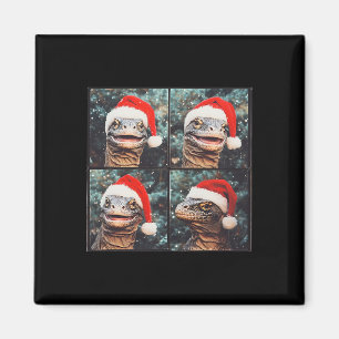 Komodo Dragon Christmas Magnet