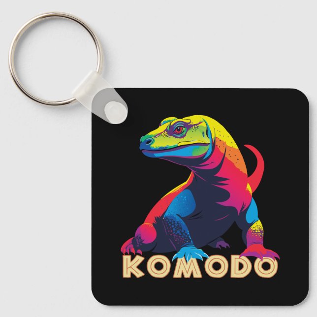 Komodo Dragon Key Ring (Front)