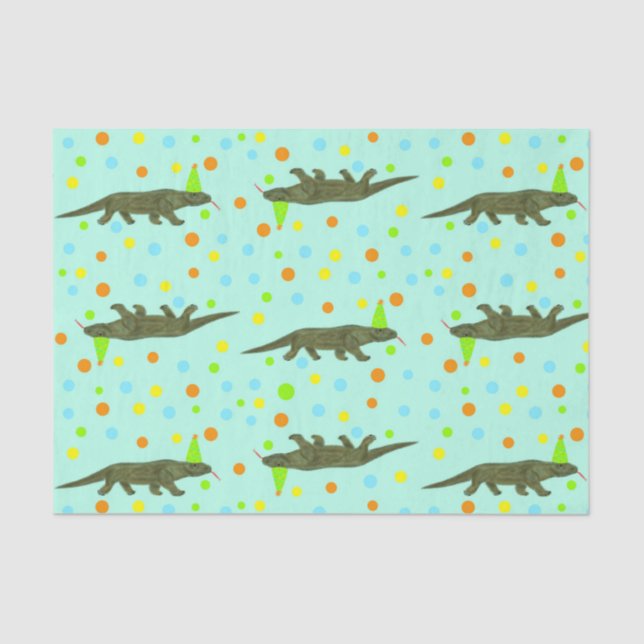 Komodo Dragon Party Tissue Paper (Front)