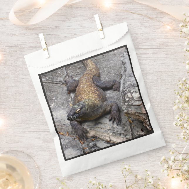 Komodo Dragon Rocky Scene Bag (Clipped)