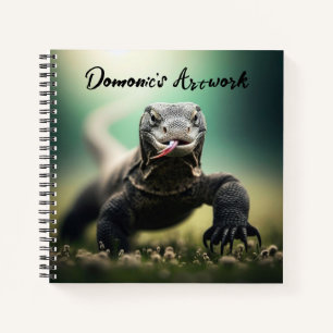 Komodo Dragon Sketchbook  Notebook