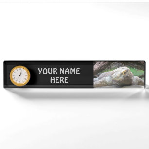 Komodo Dragon Stare Nameplate