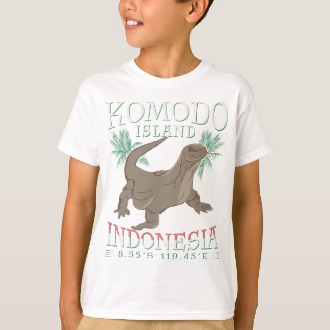 KOMODO DRAGON - THE WORLD'S LARGEST LIZARD. T-Shirt (Front)