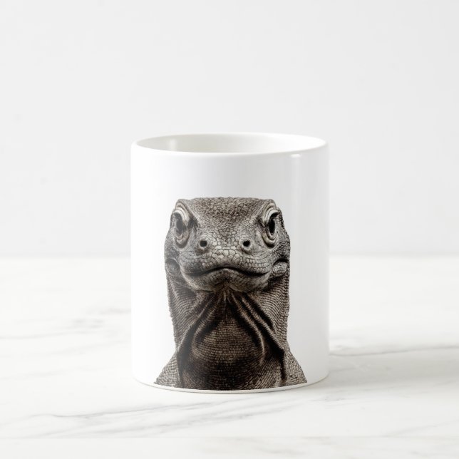 Komodo Head Coffee Mug (Center)