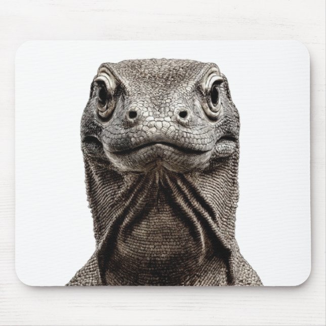 Komodo Head Mouse Pad (Front)