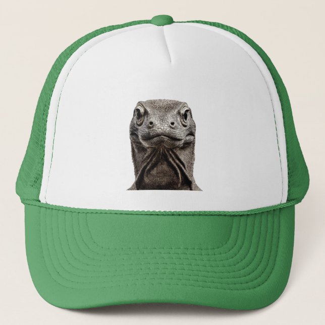 Komodo Head Trucker Hat (Front)