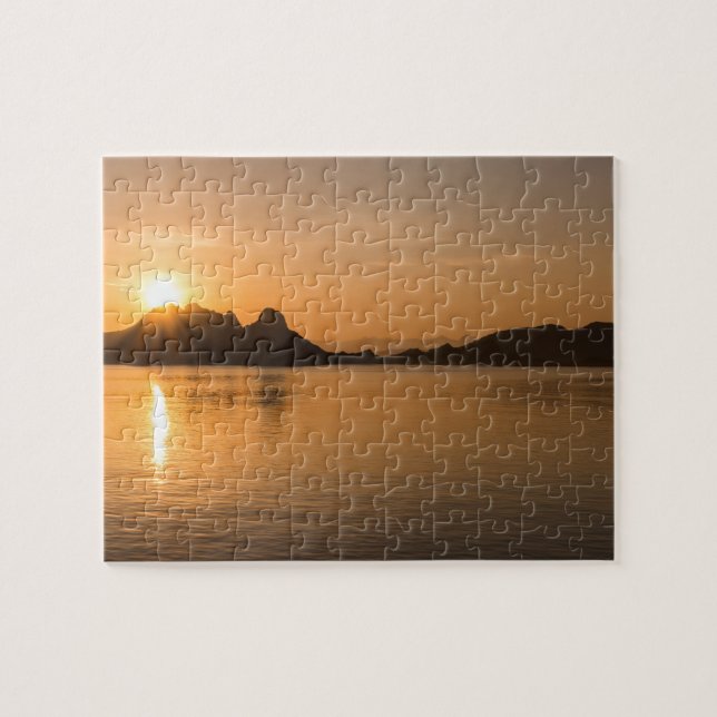 Komodo Island At Sunset Jigsaw Puzzle (Horizontal)