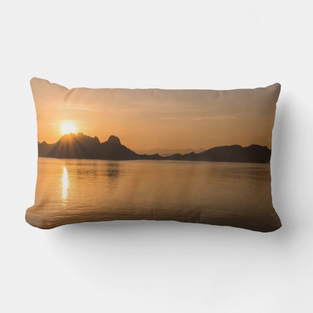 Komodo Island At Sunset Lumbar Cushion (Front)