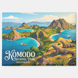 Komodo National Park Indonesia Magnet