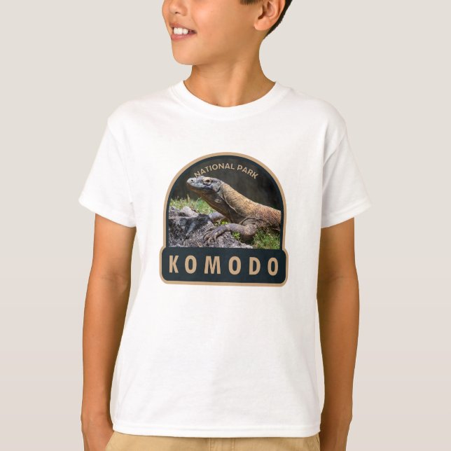 Komodo National Park Indonesia Vintage T-Shirt (Front)