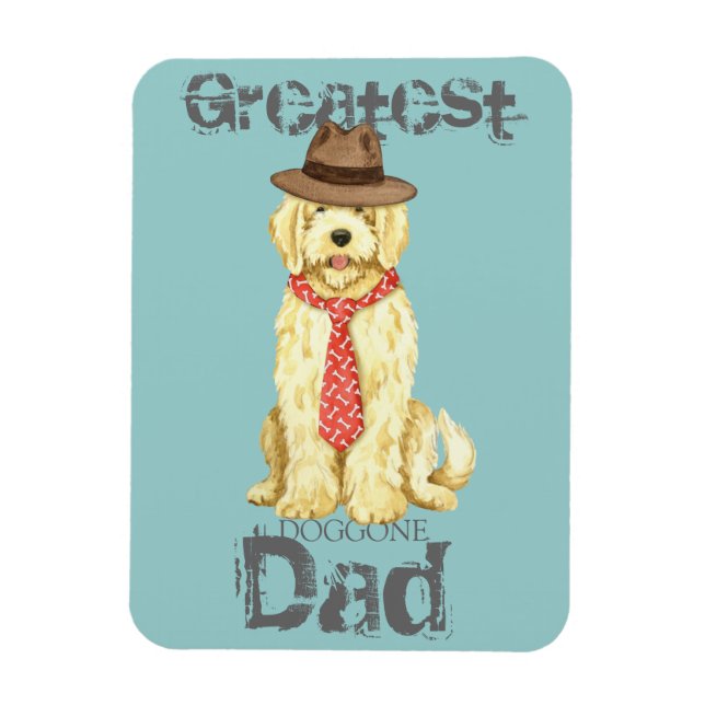 Komondor Dad Magnet (Vertical)