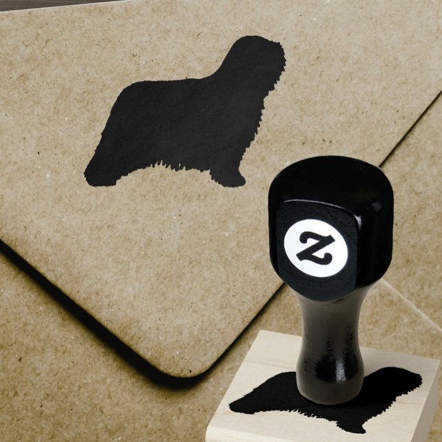 Komondor Dog Breed Silhouette Rubber Stamp (Creator Uploaded)