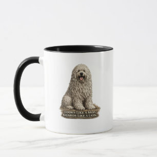 Komondor – Looks Like a Mop Guards Like a Lion Mug