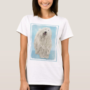 Komondor Painting - Cute Original Dog Art T-Shirt