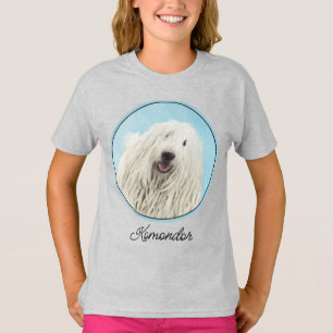 Komondor Painting - Cute Original Dog Art T-Shirt