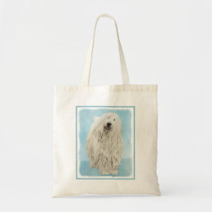Komondor Painting - Cute Original Dog Art Tote Bag