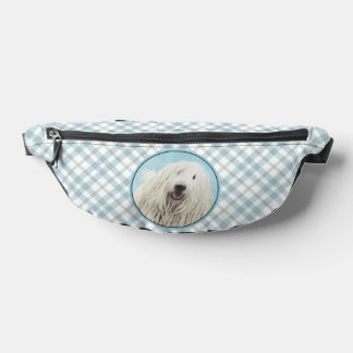 Komondor Painting Hungarian Cute Original Dog Art Bum Bags