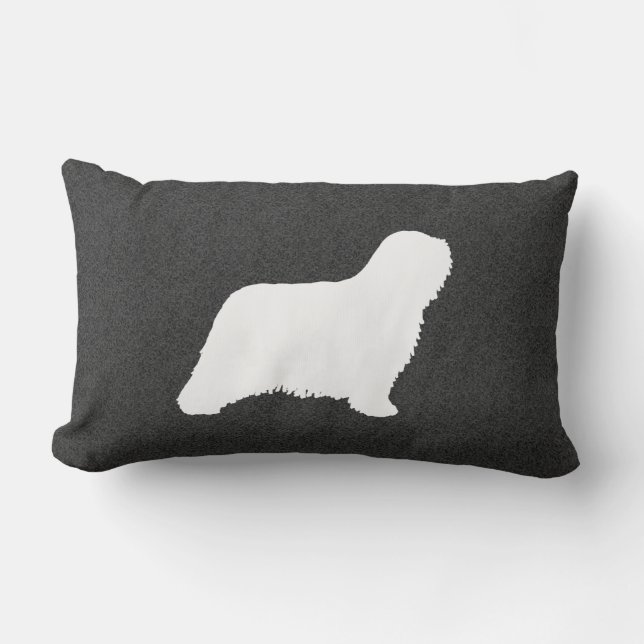 Komondor Silhouette Lumbar Cushion (Front)