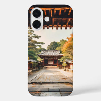 Komorebi - The Sun-Drenched Temple iPhone 16 Case