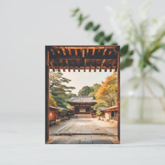 Komorebi - The Sun-Drenched Temple Postcard